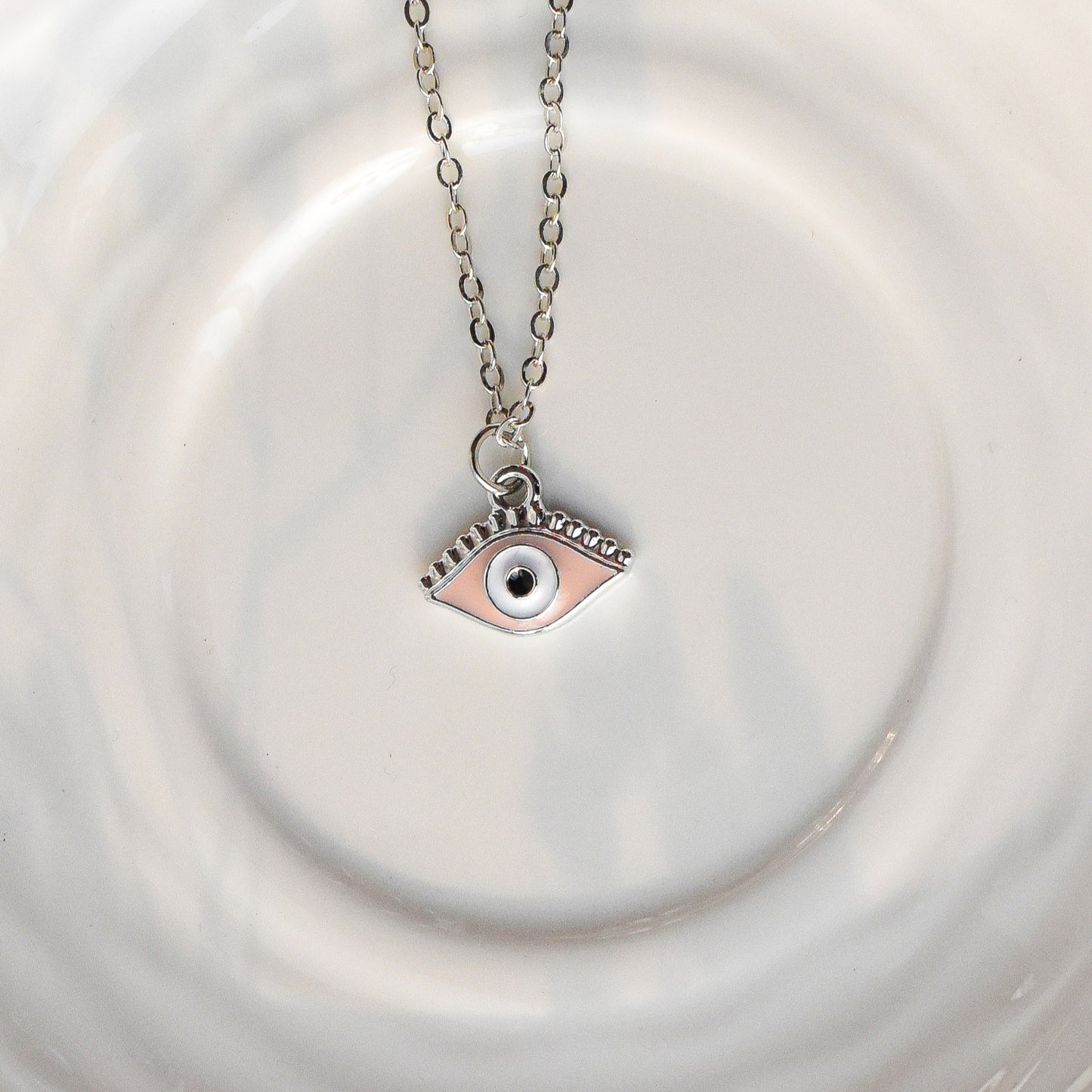 Dainty Evil Eye Pendant Chain