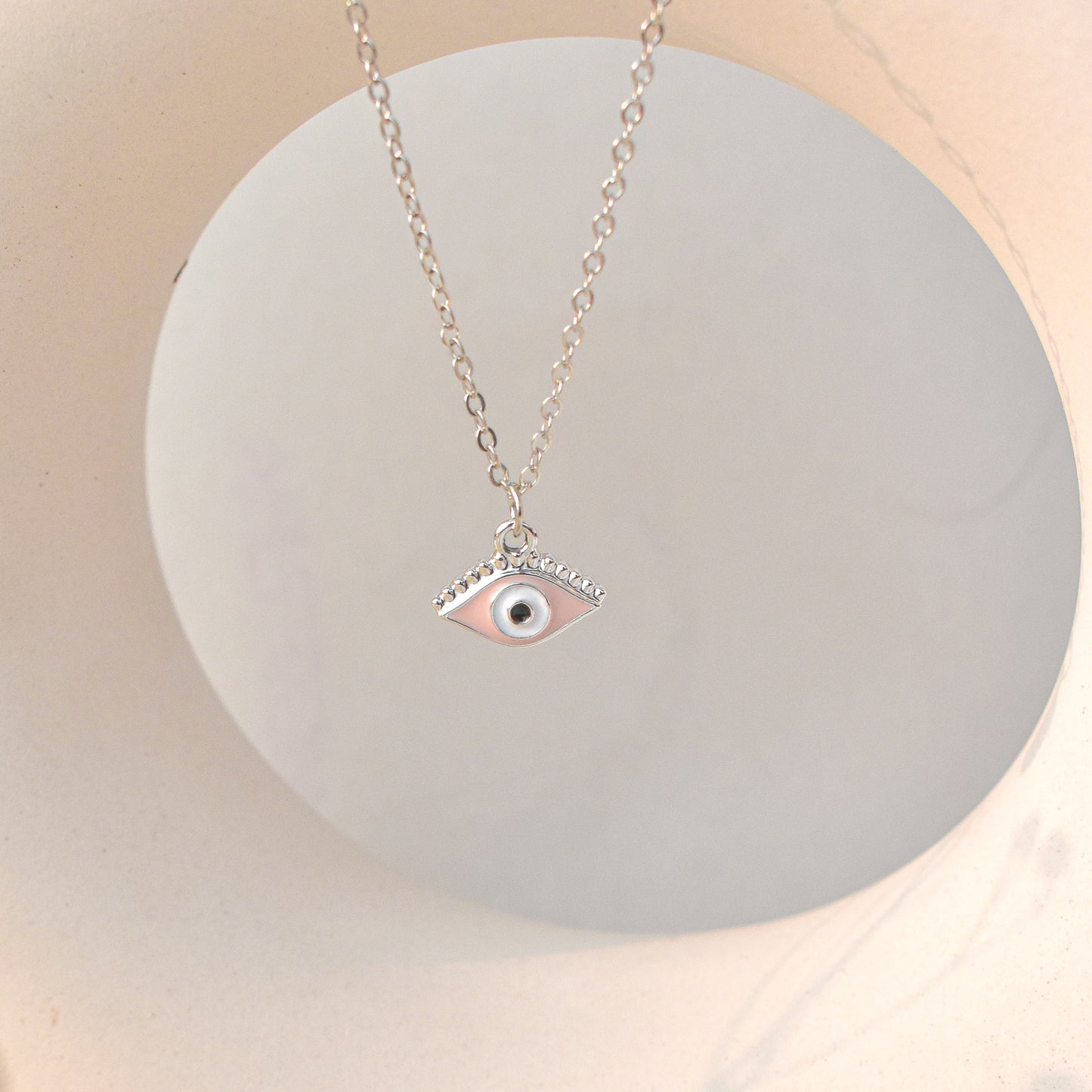 Dainty Evil Eye Pendant Chain