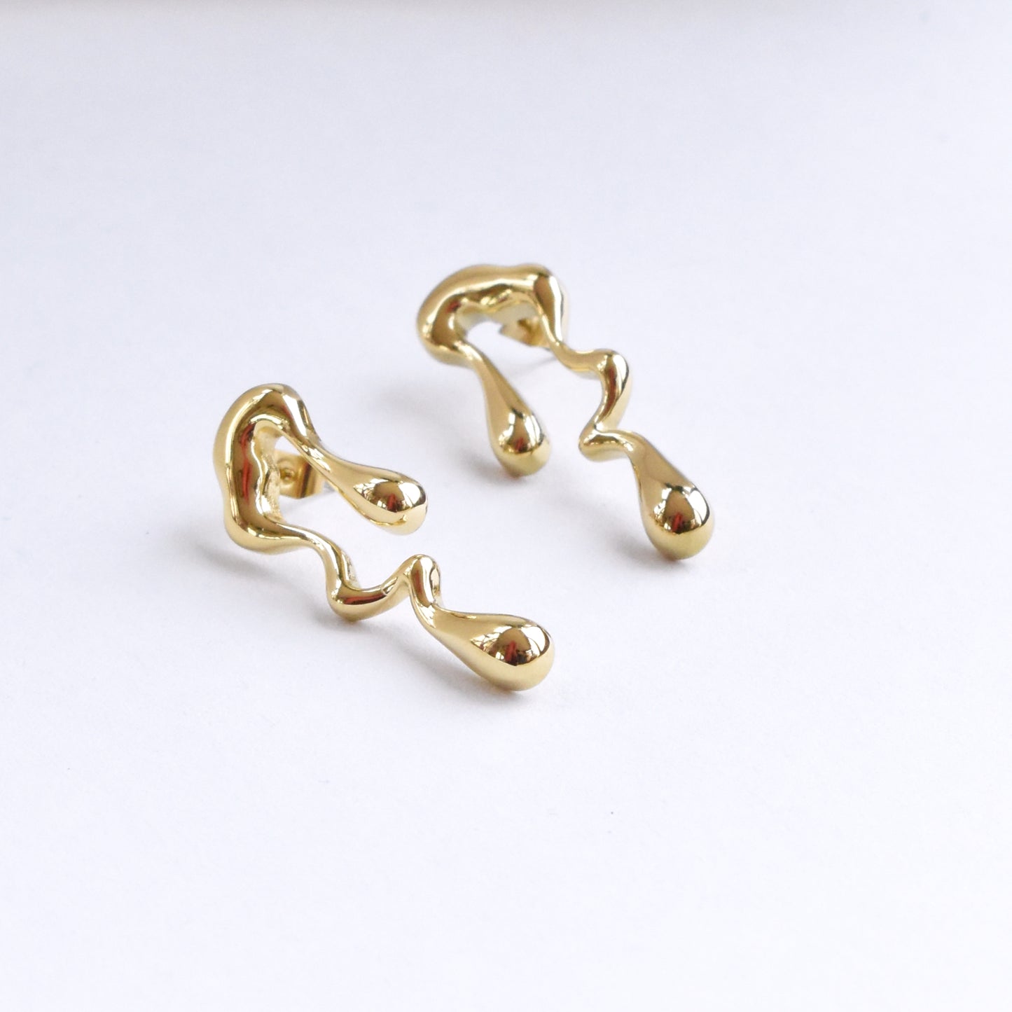 Small Wave Earrings