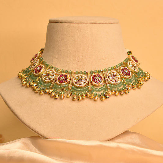 Aarohi Gleam Necklace Set
